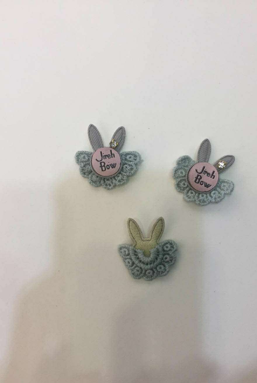 Manufacturers Direct Sales Of Cartoon Rabbit Cloth Flowers Handmade Diy Clothing Accessories Decorative Patch Patch Patch Patch Cloth details Picture