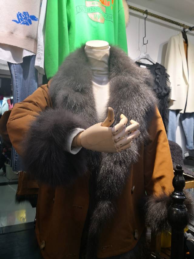 冬季韩版新款高档时尚狐狸毛里外两穿皮草大衣
