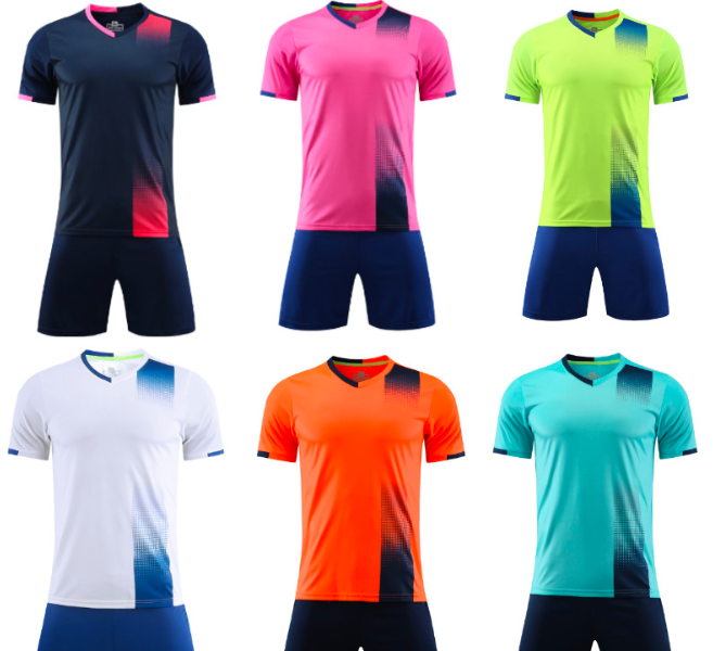 2020足球服套装男女成人训练服光板个性队服定制儿童短袖比赛球衣