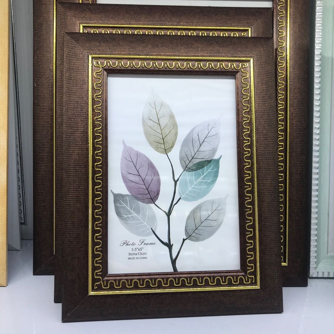 美式定做婚纱画框装裱6七7寸A4挂墙复古冲印洗照片加相框摆台竖横