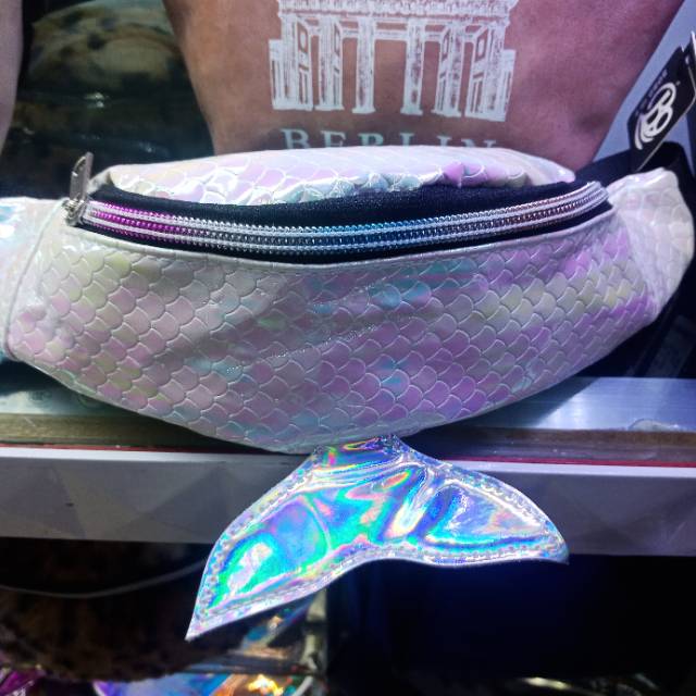 Multicolor silver waist satchel woman across the bag thumbnail