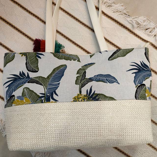 女士沙滩草编单肩水桶大容量手提包