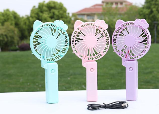 手持便携式电动小风扇迷你风扇usb充电小风扇随身学生折叠小风扇图
