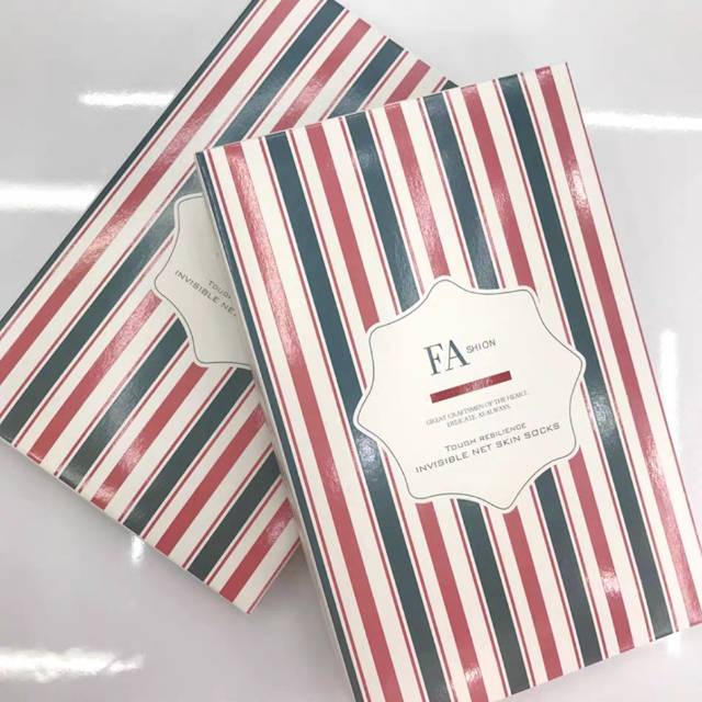 空姐灰透肤包装盒子现货钢丝连裤袜纸盒包装天地盖高档礼盒