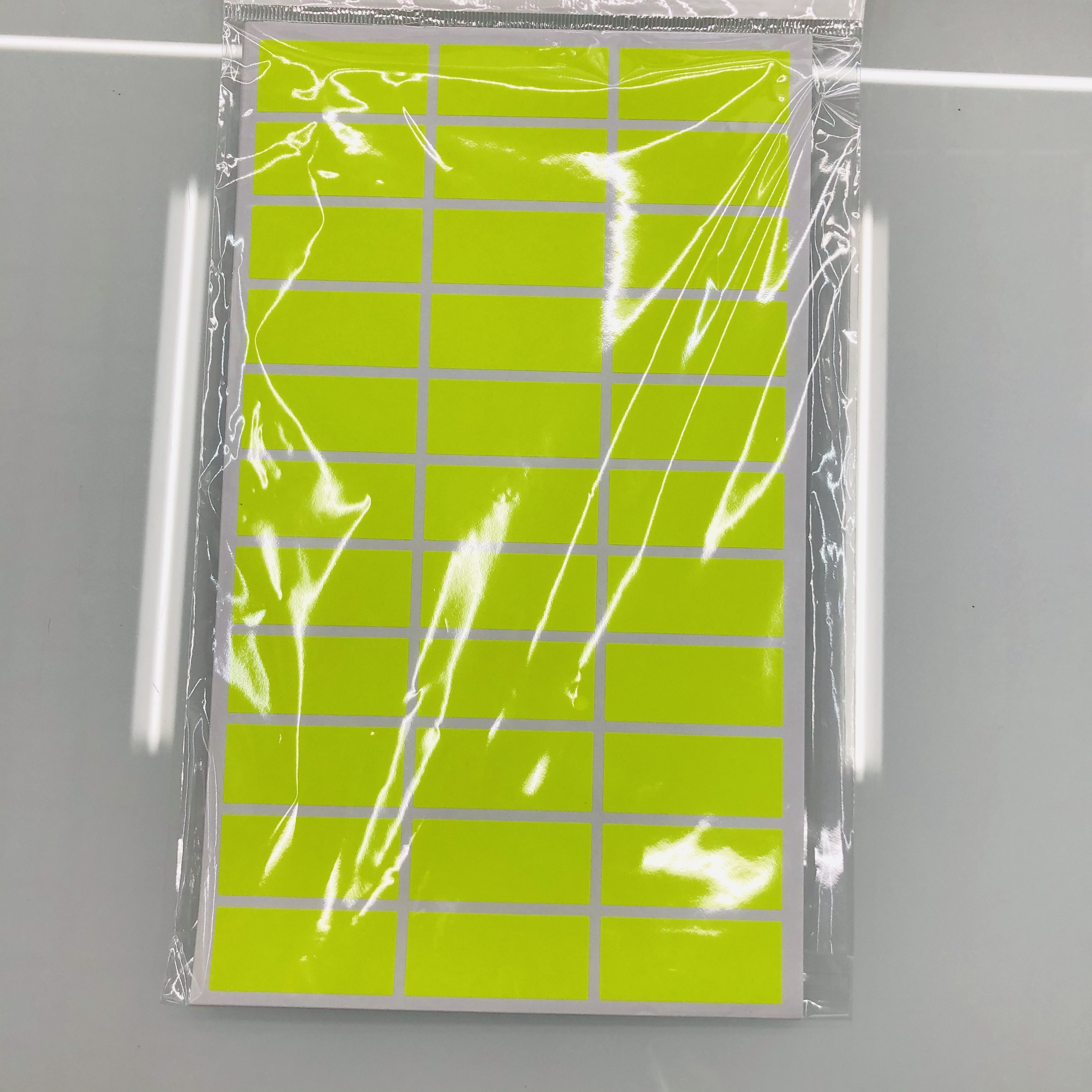 多色长方形不干胶标签贴纸标记标示贴标