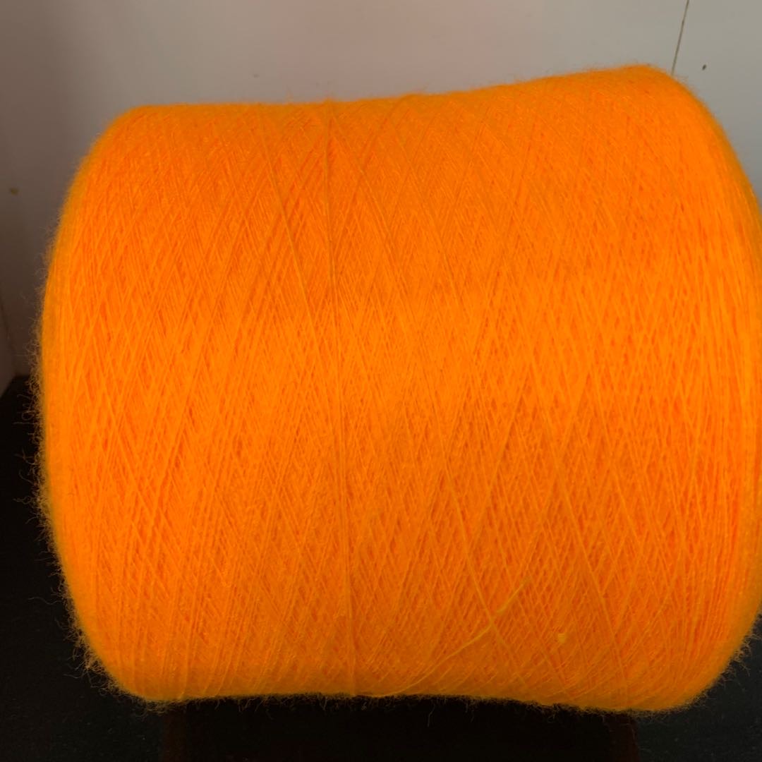 腈纶28支橙色开司米细毛线腈纶线膨体纱晴纶详情图3