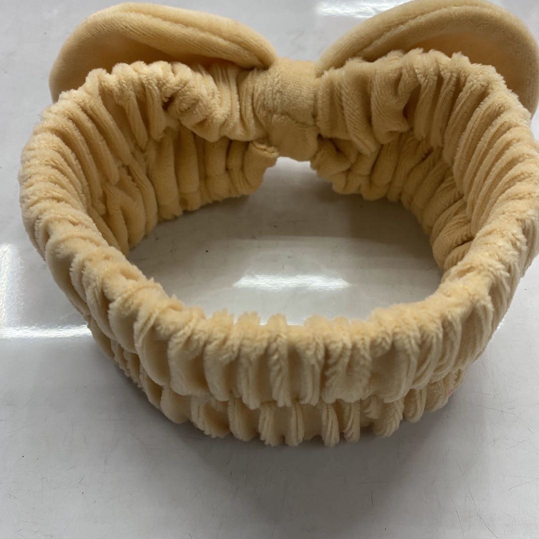 Hot-selling new plain color lady bow home hair band Specification image