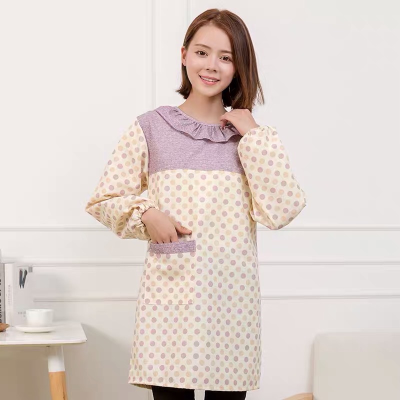 Cooking Home Ladies Simple Apron Korean Version Of Fashion Kitchen Waist Cover-Up Specification drawing