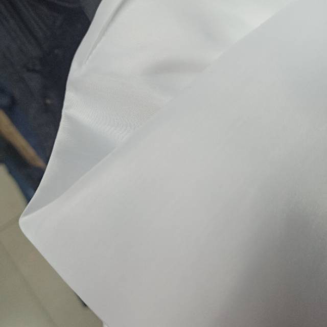 Polyester taeff light white fabric is used for wholesale and retail of clothing, handicrafts and other fabrics. Quality and quantity guaranteed, available in stock. For orders, please consult Specification image