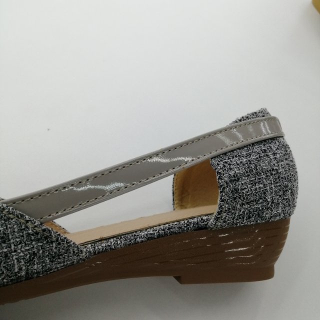 蝴蝶结镂空尖头时尚休闲平底平跟女鞋春夏新款舒适船鞋单鞋细节图