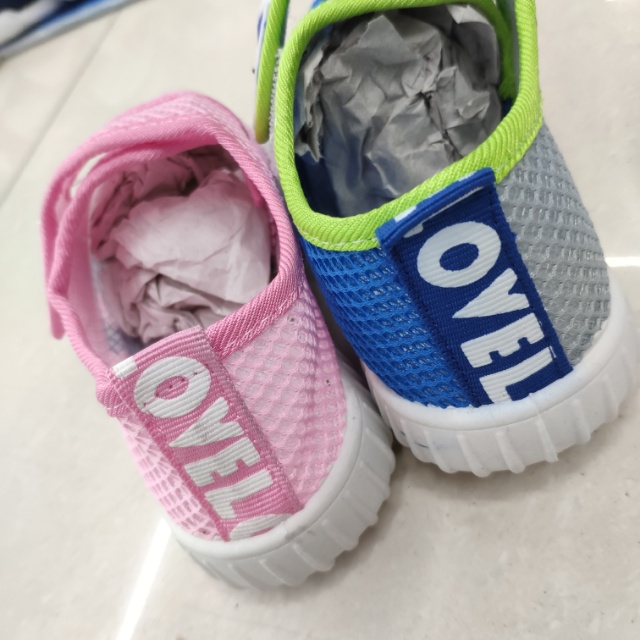 Mesh Children's Shoes Breathable Medium Children Casual Single Shoes Students Flat Sports Shoes For Men And Women Specification drawing