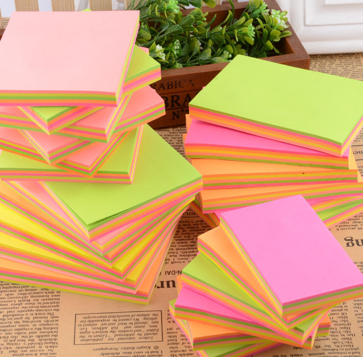 New Creative Fluorescent Note This Japan And South Korea Sticky Note N Times Sticky Note Paper Factory Wholesale details Picture