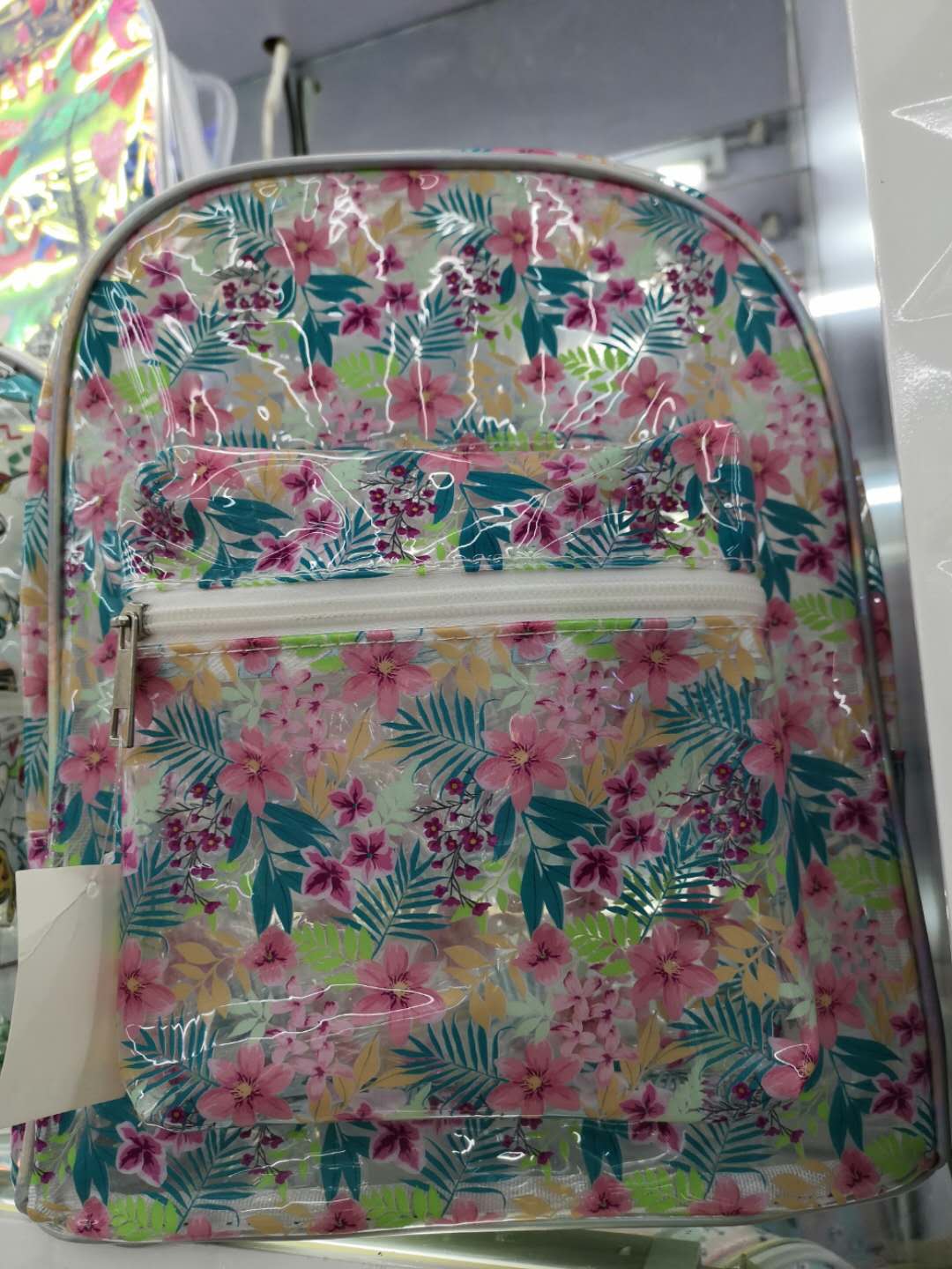 学生14至15.6寸电脑双肩女布包书包条纹背包曼谷旅行包包