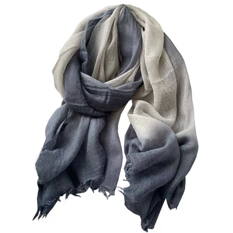 围巾女时尚百搭爆款薄款春夏季丝巾细节图