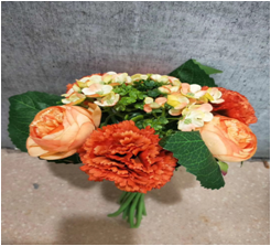 The manufacturer's new bouquet combination of peonies, carnations and hydrangeas