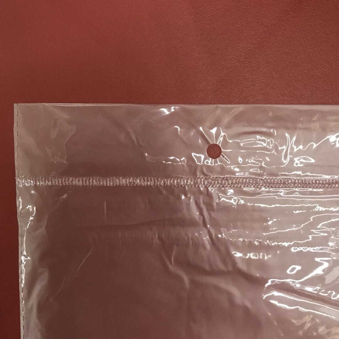 厂家直销透明塑料袋自粘袋带孔可挂式细节图