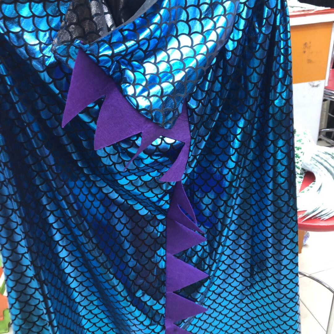 恐龙衣服儿童cosplay侏罗纪霸王龙披风表演动物连帽斗篷演出服装产品图