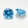 中海蓝圆形锆石5A梧州裸石人工宝石爪镶珠宝饰品DIY产品图