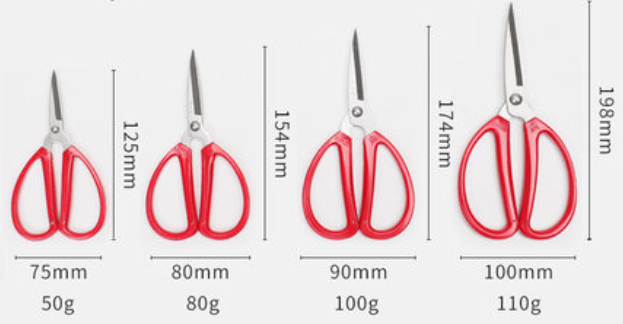 Household Scissors Stainless Steel Scissors Kitchen Paper-Cutting Special Large Tailor Professional Office Scissors Genuine details Picture
