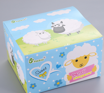Fulejia 8081 self-produces and self-sells creative stationery, macaron-colored lamb pencil sharpeners and cartoon animal pencil sharpeners Specification image