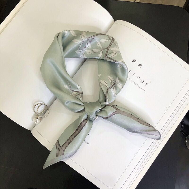 Elegant And Generous Temperament Elegant Small Square Scarf Small Scarf Hair Scarf Specification drawing
