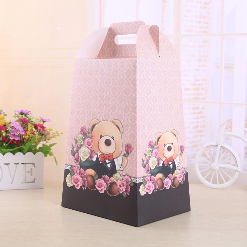 Bear Gift Wrap Craft gift bag Holiday Gift wrap suitcase thumbnail