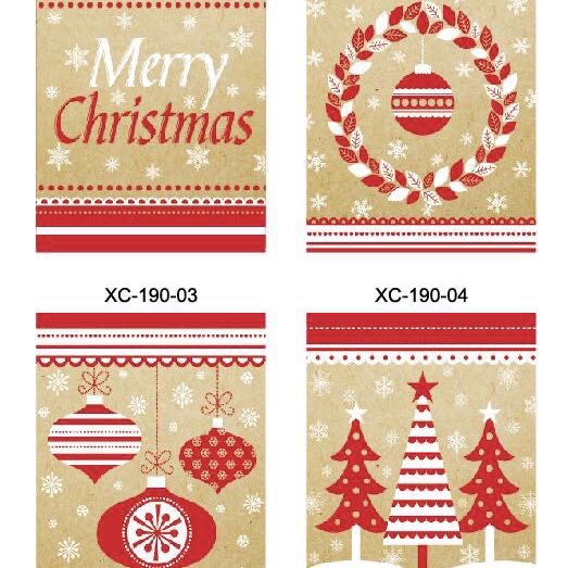 新款韩国创意高档手工立体圣诞节贺卡diy送员工商务留言祝福卡片立体树木