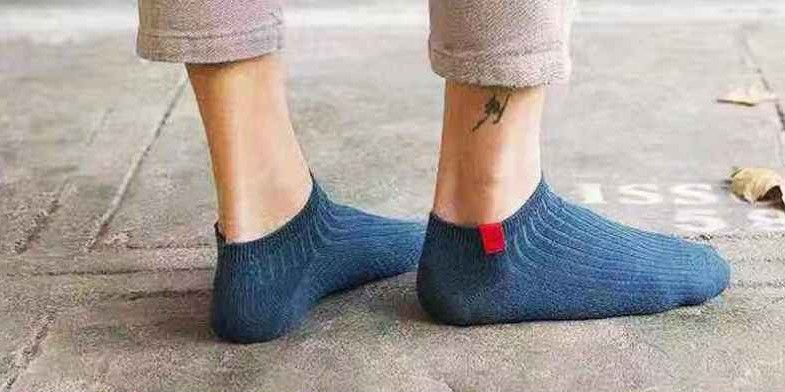 Men's socks, short socks, men's boat socks, anti-odor and sweat-absorbing short socks for spring and summer, low-top invisible socks, men's socks, Instagram trend Specification image