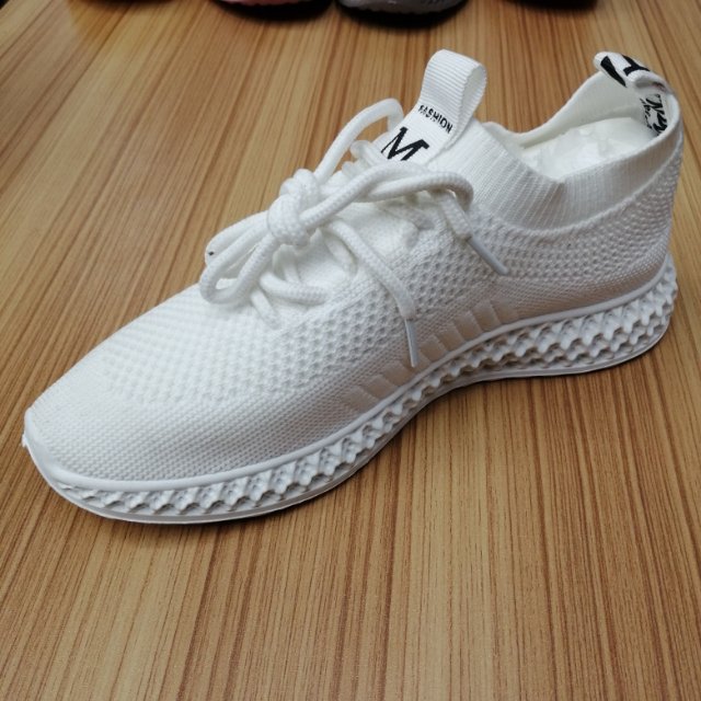 Spring And Autumn New Running Shoes Mesh Surface Breathable Running Shoes For Young Men And Women All Match Flying Woven Sports Shoes details Picture