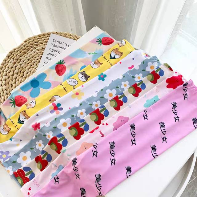 Korean-style fashionable mesh ice sleeves with multiple patterns, summer sun protection sleeves, cool and fashionable ice sleeves from Japan and South Korea Specification image