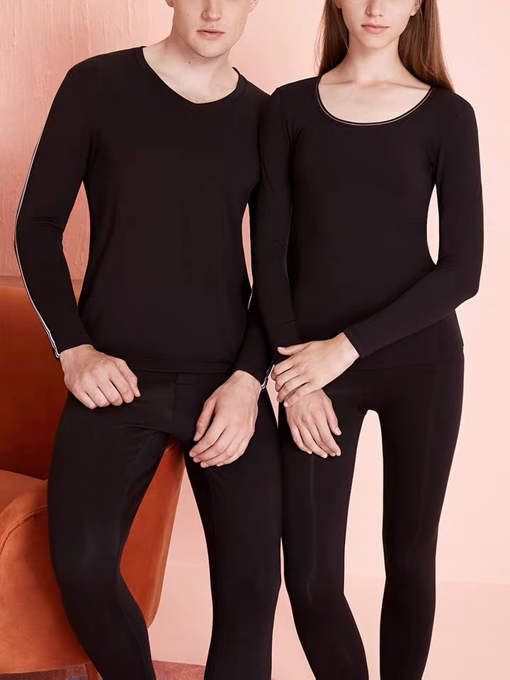 保暖内衣套装薄款春夏秋冬棉毛衫打底衣秋衣秋裤内衣女睡衣