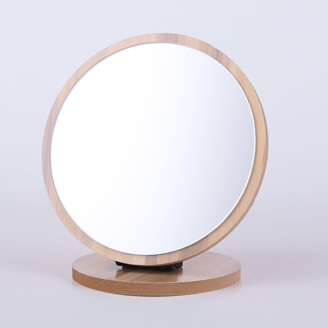 Portable dormitory desktop simple folding mirror high list surface dressing mirror