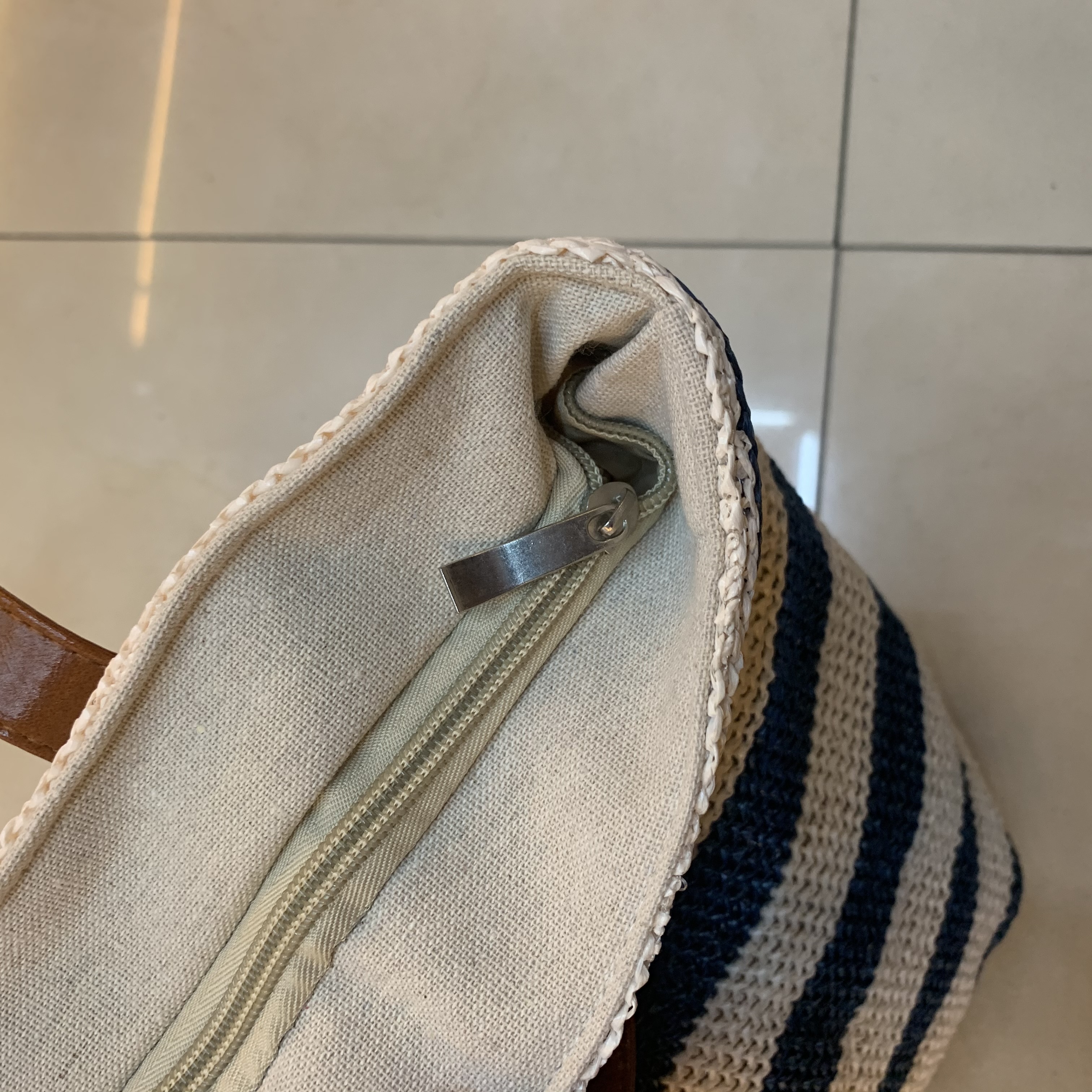 New Canvas Bag Beach Bag Youth Bag Carrying Cloth Bag Going Out Space Mommy Bag Straw Bag Women's Hook Specification drawing
