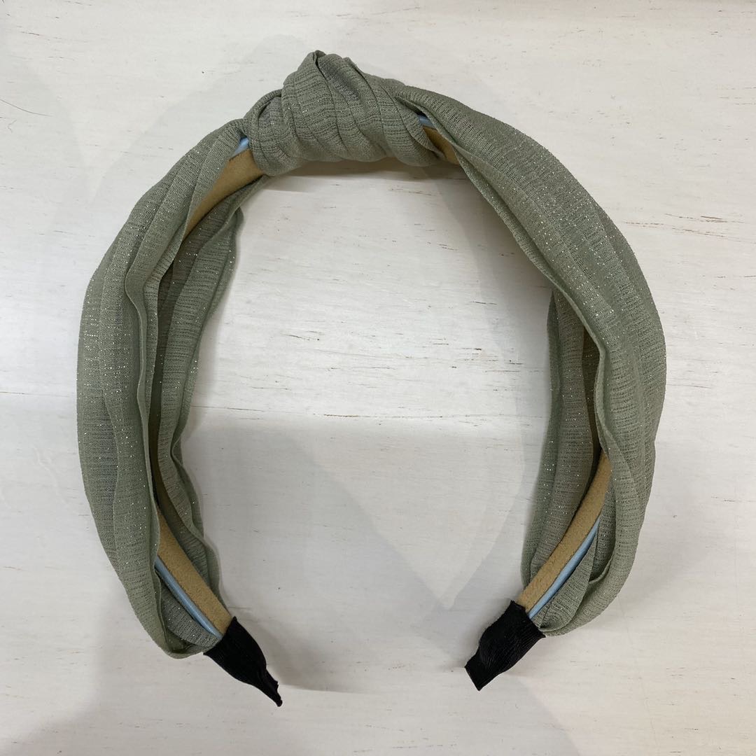 热销新款自然简单大方纽结布艺女士头箍