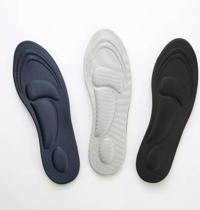 Direct sales spring 4D sponge comfortable, breathable, sweat-absorbing, arch support, men's and women's military training thickened sports, customizable insoles details Picture