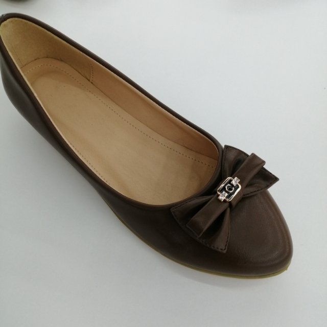 时尚休闲平底平跟女鞋春夏新款豆豆舒适船鞋一脚蹬单鞋一字蝴蝶结