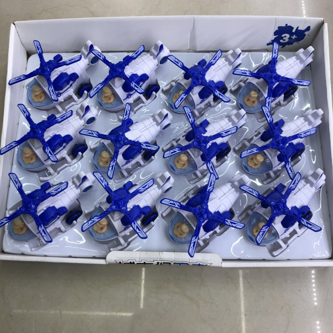 Minimum batch of 240 plastic inertial aircraft for toys