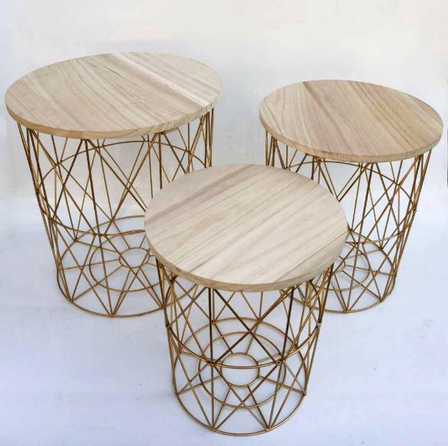 Iron art ornaments factory direct sales storage baskets, round tables, coffee tables and miscellaneous frames