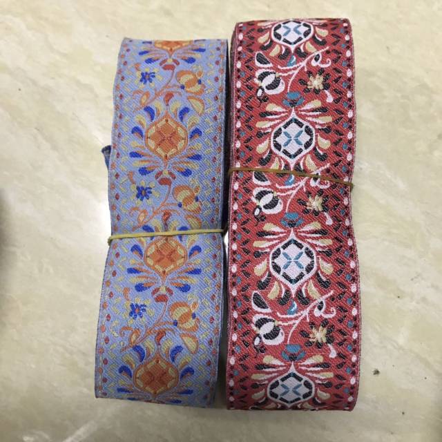 Ethnic Style Lace Accessories Decorative Edge Diy Handmade Cloth Ancient Clothing Hanfu Cloth Edge Embroidery Webbing Retro full figure