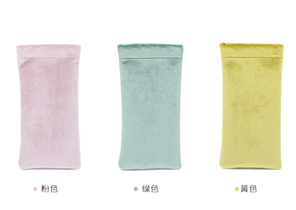 Velvet fabric glasses bag, sun eye myopia glasses bag packaging, unisplendour protective glasses D938