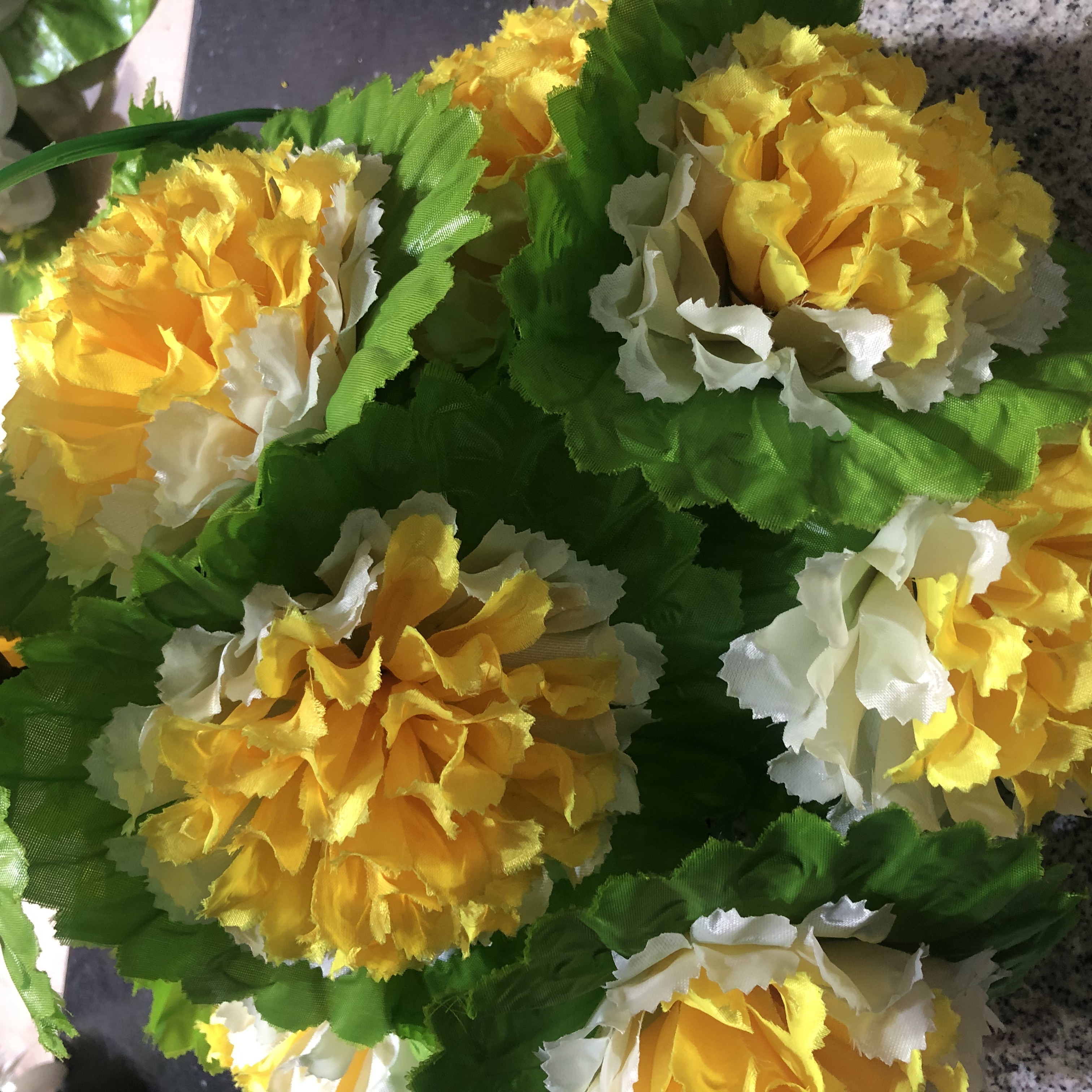便宜花盆花塑料花祭祀花插花装饰花批发菊花