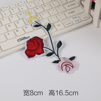 简约绣布贴补丁贴大号图案布丁潮流服装创意个性外套裤子衣物辅料