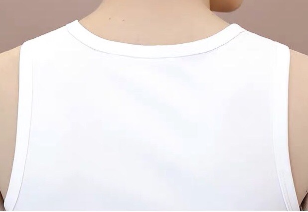Milk Silk Vest Men's Summer Vest Sleeveless Top Lingerie Specification drawing
