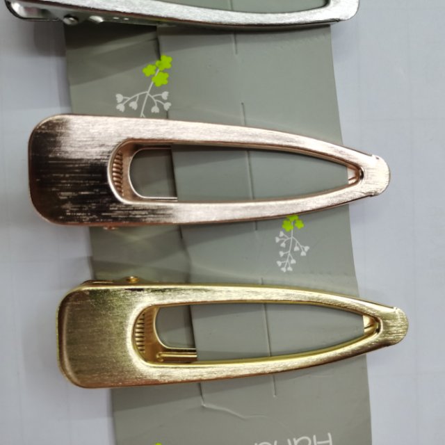 Matte Plating Color Retaining Clip Metal Clip Girls Hair Clip Hair Accessories details Picture