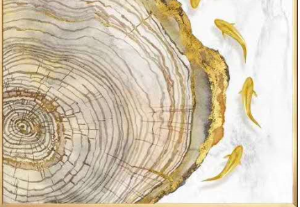 Sanxin Decorative Oil Painting 80X160cm Porch Decorative Painting Specification drawing