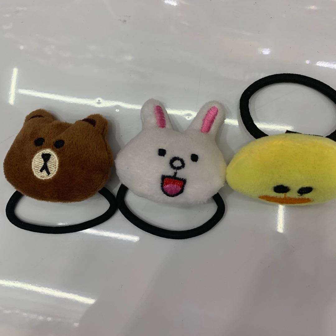 Cartoon Bear Rabbit hair ring rubber band headdress thumbnail