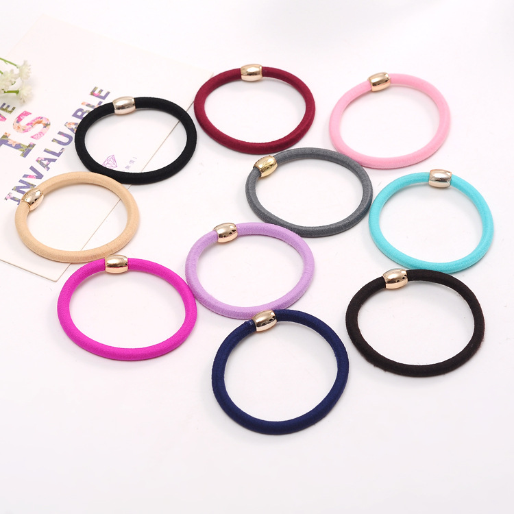 Korean Bottom Hair Band Korean Version Hair Accessories Super Elastic Hair Rope Simple Hair Band Hair Accessories details Picture