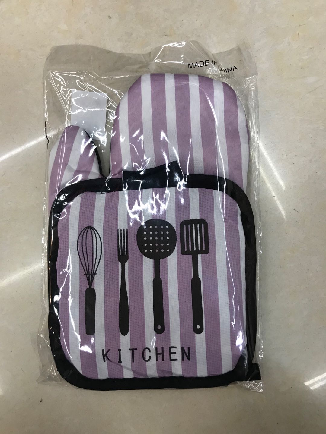 厂家加厚微波炉手套烘培烤箱专用隔热防烫耐高温厨房1810-1