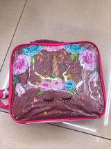 金粉小学生蓝色幼儿园书包笔袋美术包野餐包