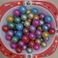彩色玻璃弹珠16MM彩色弹珠儿童游戏机珍珠彩珠批发图